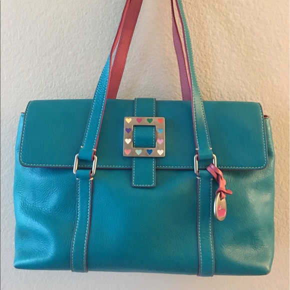 dooney and bourke teal purse